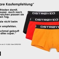 DSTROYED Boxershorts Herren 12 Stück S-7XL Männer Unterhosen Bio-Baumwolle (Packung, 12-St., 12er-Pack) Kein Drückendes Band, Kein Nerviges Etikett -Zimmerli Geschäft c1f2b253 8670 4608 ad85 844c6363fc6f