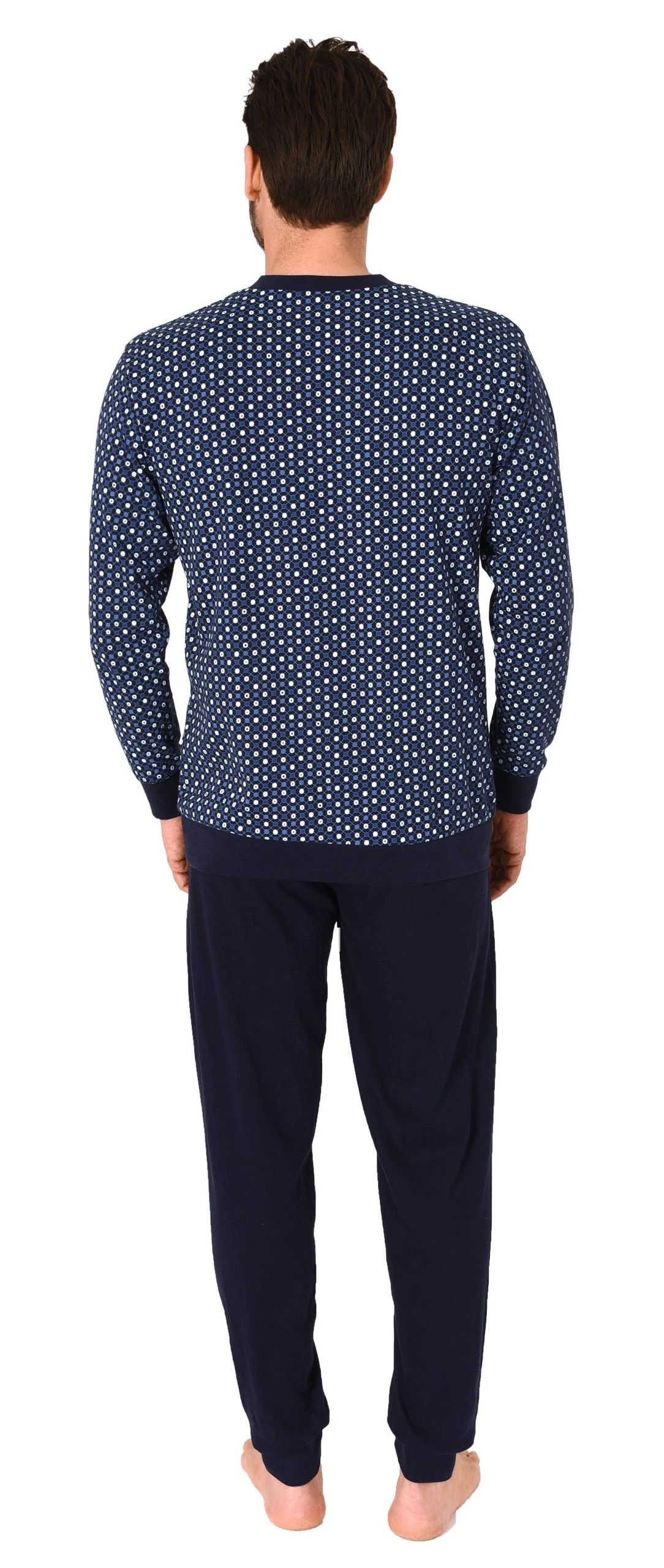 Normann Pyjama Edler Herren Pyjama Langarm Mit Minimal-Print - 122 101 10 750 6 Normann Pyjama Edler Herren Pyjama Langarm Mit Minimal-Print - 122 101 10 750 – Bild 4