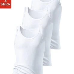 H.I.S Unterhemd Doppelripp (3-St) Ohne Seitennähte