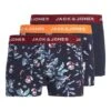 Jack & Jones Boxershorts JACK & JONES Herren Boxershorts 3er Pack JACSNOWMAN 12220940 Unterhose