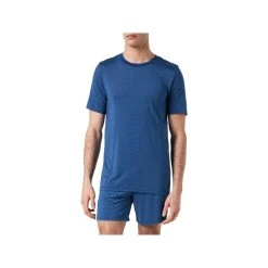 Schiesser Pyjama Blau (1 Tlg)