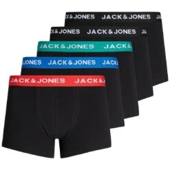 Jack & Jones Boxershorts JACHUEY TRUNKS 5 PACK NOOS - 12142342 (5-St) 3624 In Schwarz-3