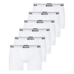 BOSS Boxer Cotton Stretch (6-St) Mit Umlaufend Eingewebtem Markenschriftzug