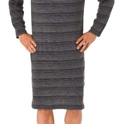 Normann Pyjama NORMANN Herren Nachthemd Langarm Streifenoptik - Auch In Übergrössen - 291 110 90 773