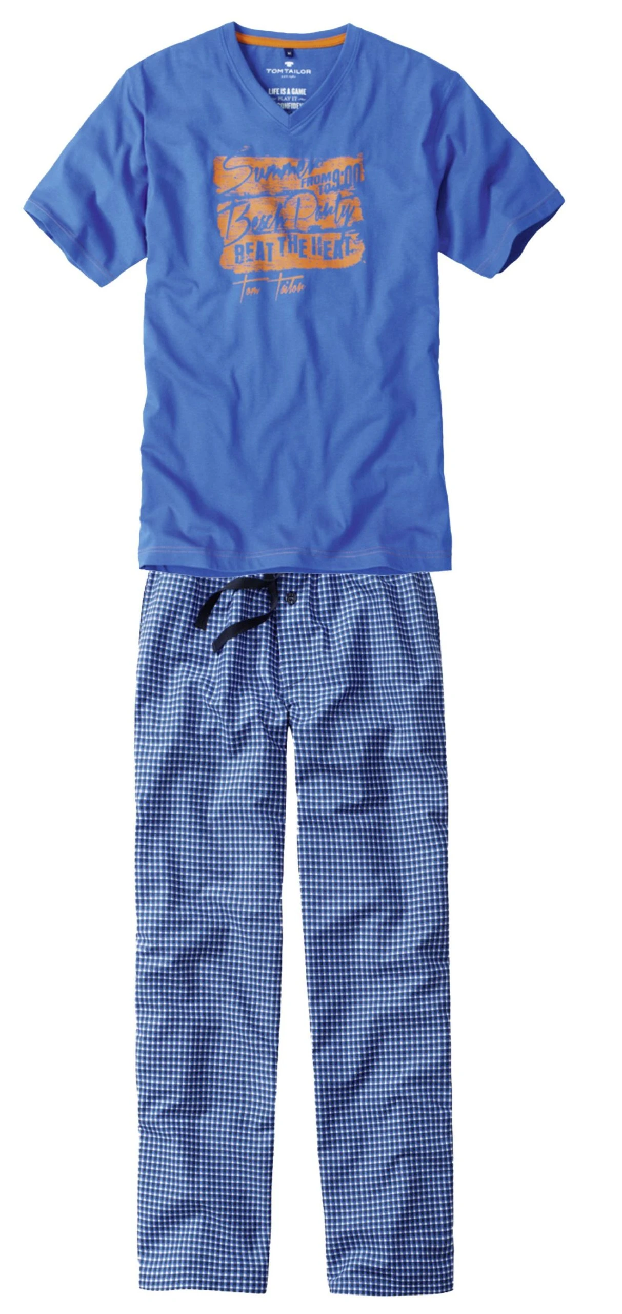 TOM TAILOR Schlafanzug Herren Schlafanzug Lang (2 Tlg) Modisches Design 3 TOM TAILOR Schlafanzug Herren Schlafanzug Lang (2 Tlg) Modisches Design