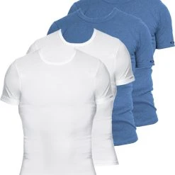 KUMPF Unterziehshirt 4er Sparpack Herren T-Shirt Bio Cotton (Spar-Set, 4-St) Hohe Markenqualität