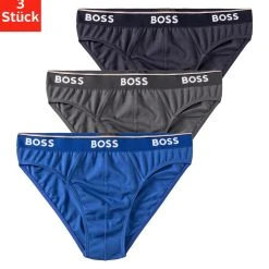BOSS Slip (Packung, 3er-Pack) Mit Logo Webbund