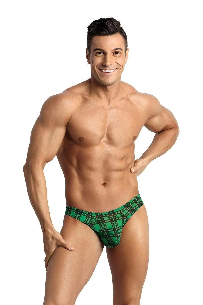 Anais For Men String In Grün/schwarz - S 3 Anais For Men String In Grün/schwarz - S