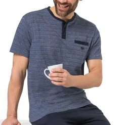 Franco Bettoni Pyjama (Set, T-Shirt Und Shorts) Aus Reiner Baumwolle, Absolut Bequem Und Weich -Zimmerli Geschäft d05829fd 28a8 5efd 9303 2f1e6711c4a8