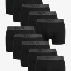 Next Boxer 10 X Unterhosen Mit A-Naht Aus Reiner Baumwolle (10-St)