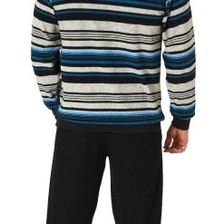 Normann Pyjama Herren Frottee Schlafanzug Langarm Mit Bündchen In Gestreifter Optik - Auch In Übergrößen -Zimmerli Geschäft d6c8fc26 6a95 5ca5 b3b4 2ff1995dbc5e scaled