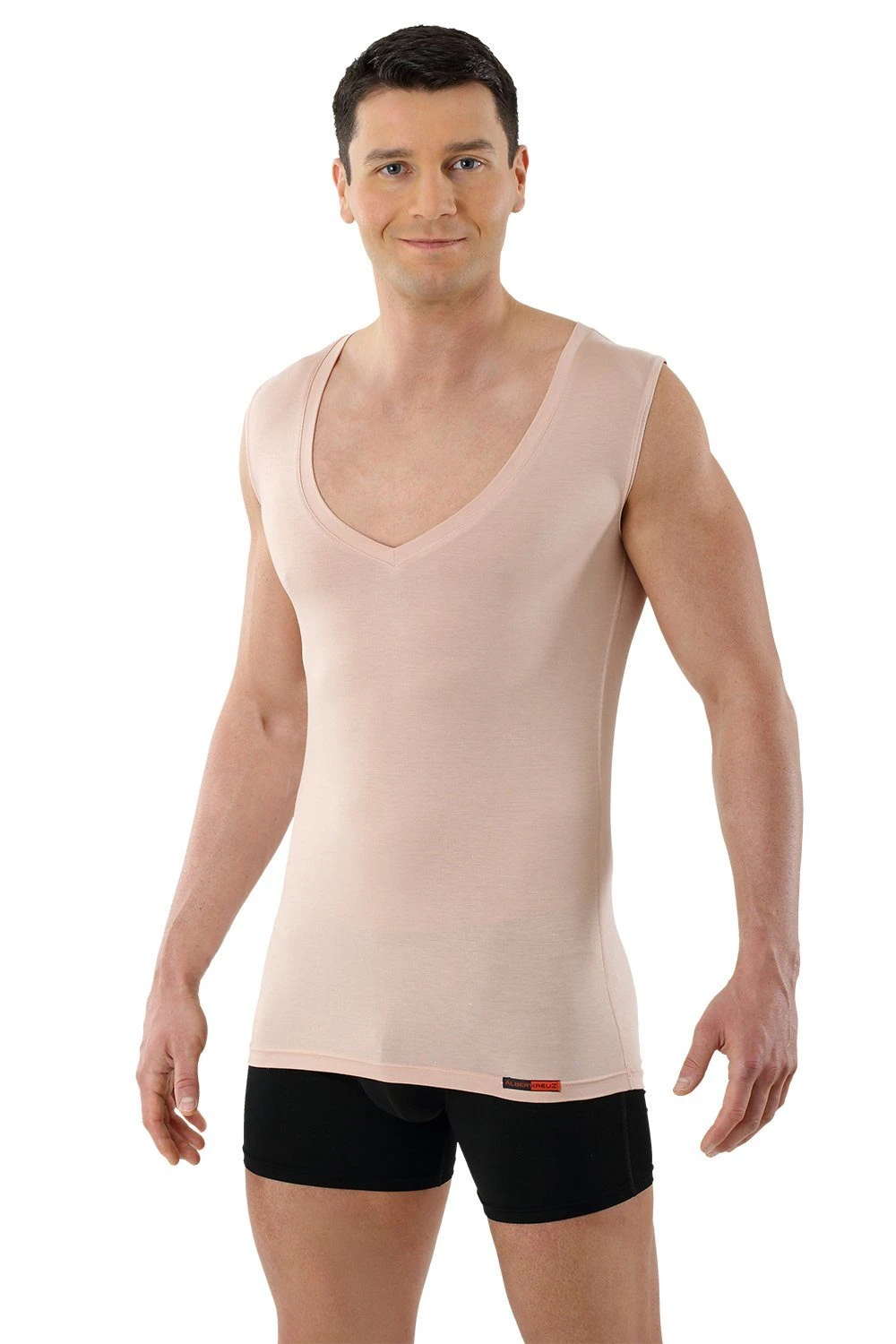 Albert Kreuz Achselhemd Deep-V Light Atmungsaktiv Ohne Arm (kein Set, 1-St., Kein Set) 3 Albert Kreuz Achselhemd Deep-V Light Atmungsaktiv Ohne Arm (kein Set, 1-St., Kein Set)