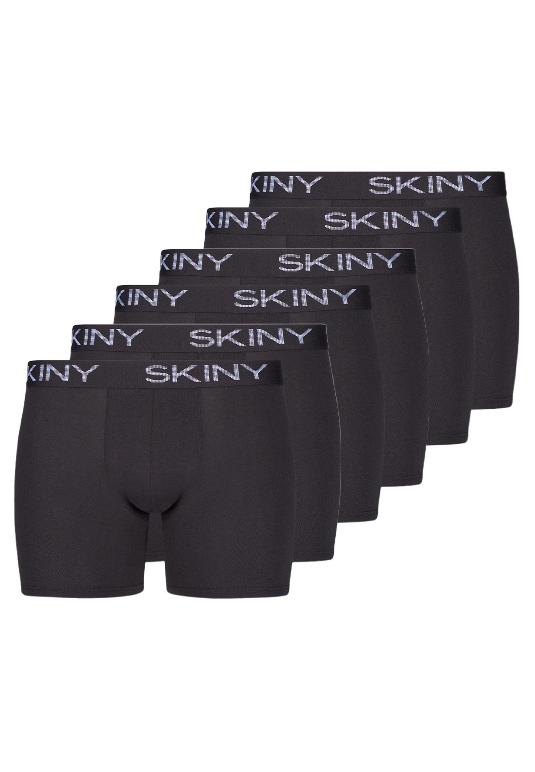 Skiny Retro Boxer 6er Pack Cotton (Spar-Set, 6-St) Long Short / Pant - Baumwolle - Ohne Eingriff - Pant Mit Längerem Bein 3 Skiny Retro Boxer 6er Pack Cotton (Spar-Set, 6-St) Long Short / Pant - Baumwolle - Ohne Eingriff - Pant Mit Längerem Bein