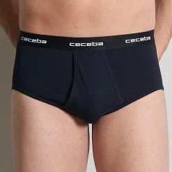 CECEBA Slip CECEBA Herren Slip Schwarz Uni 2er Pack (2-St) -Zimmerli Geschäft daf16124 2f45 5d66 bb07 dab1f500f71d