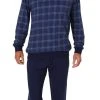 Normann Pyjama Herren Schlafanzug Langarm Pyjama Mit Bündchen Und Karierten Oberteil - 122 101 90 445 -Zimmerli Geschäft dfab82c8 1227 50bf aee3 5fb17c4994f7 scaled