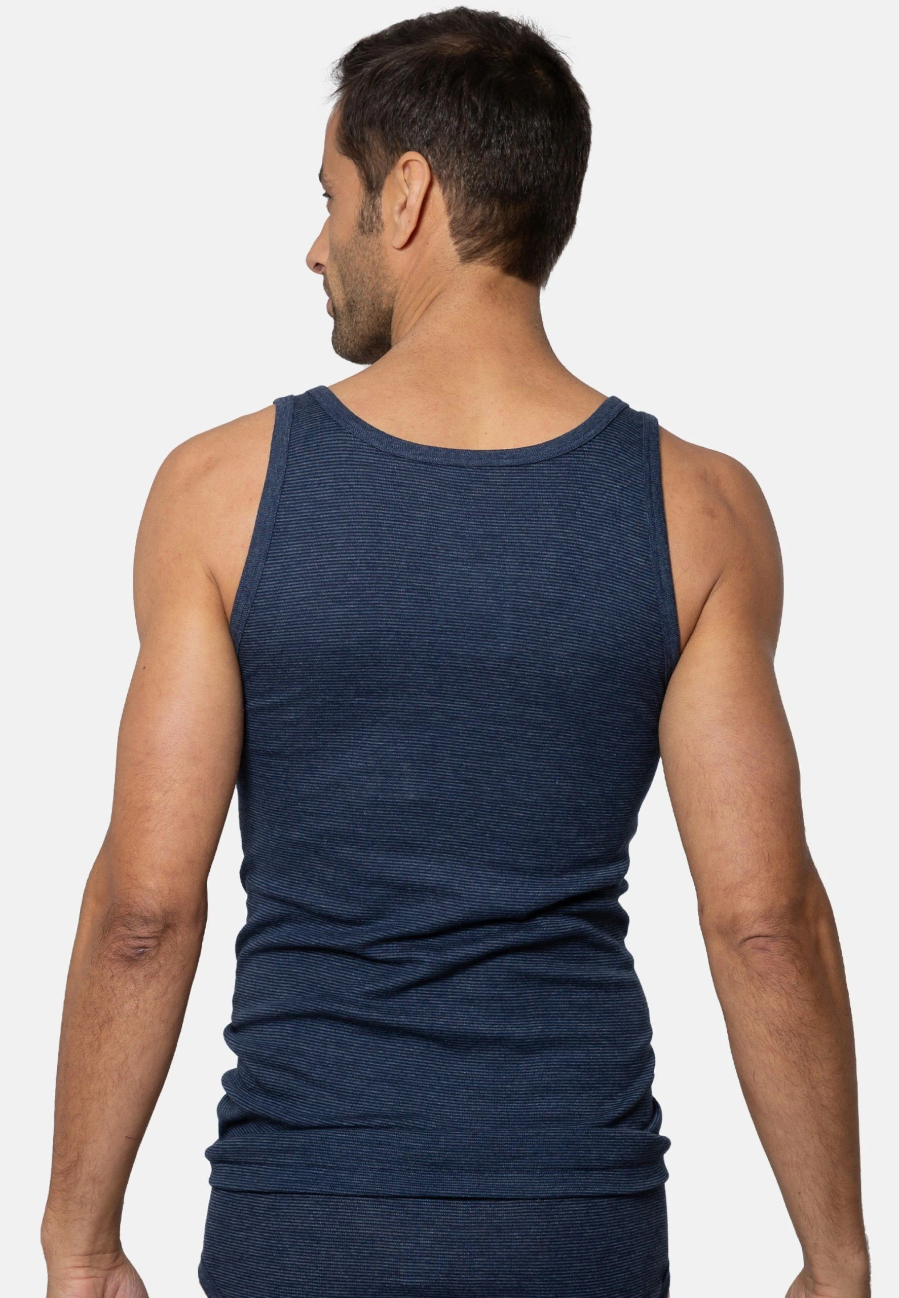 ESGE - Die Wäsche-Macher Unterhemd 5er Pack - Feinripp Jeans (Spar-Set, 5-St) Unterhemd - Baumwolle - Ohne Störende Seitennähte 5 ESGE - Die Wäsche-Macher Unterhemd 5er Pack - Feinripp Jeans (Spar-Set, 5-St) Unterhemd - Baumwolle - Ohne Störende Seitennähte – Bild 3