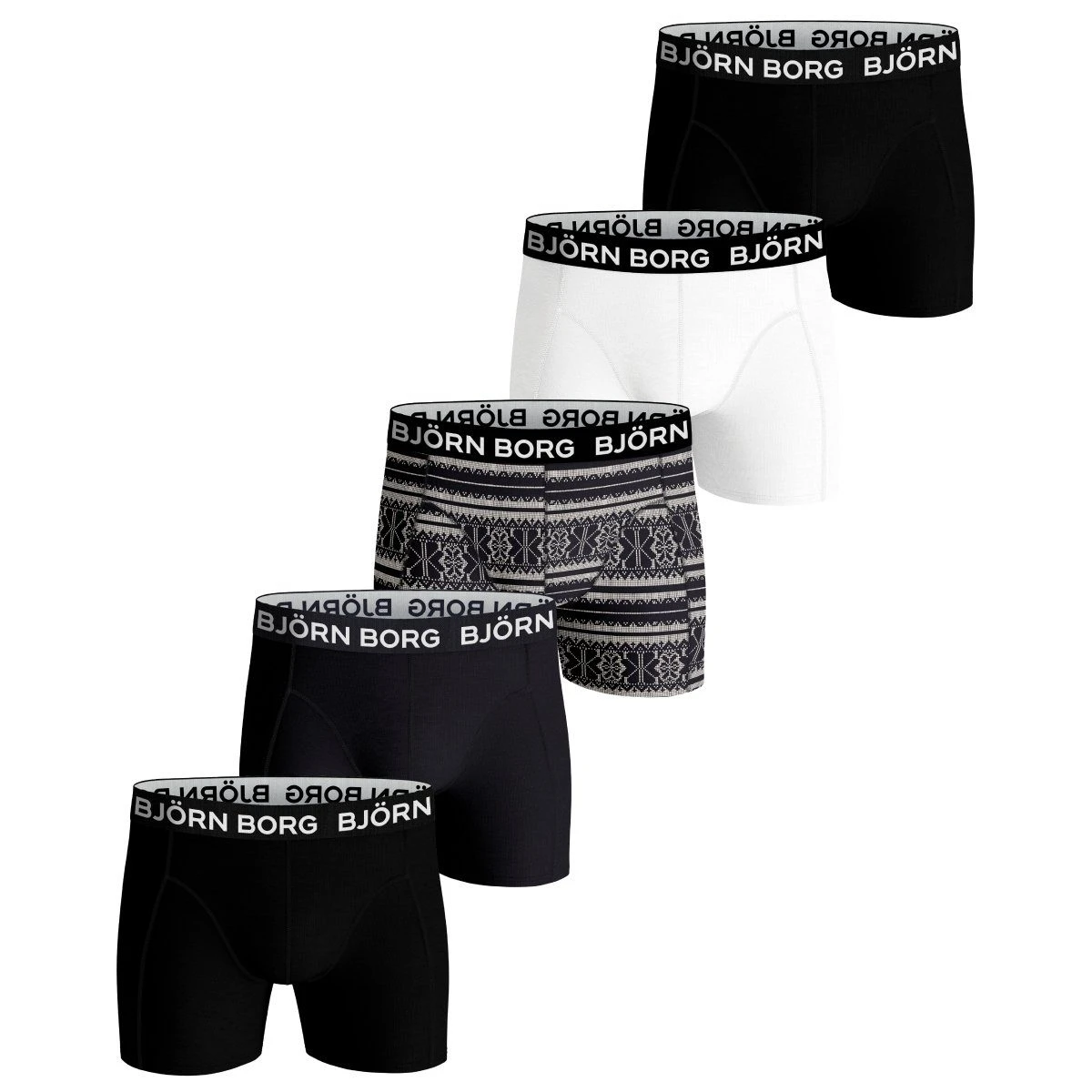 Björn Borg Boxershorts Essential Boxer 5er Pack Herren (5-St) 3 Björn Borg Boxershorts Essential Boxer 5er Pack Herren (5-St)