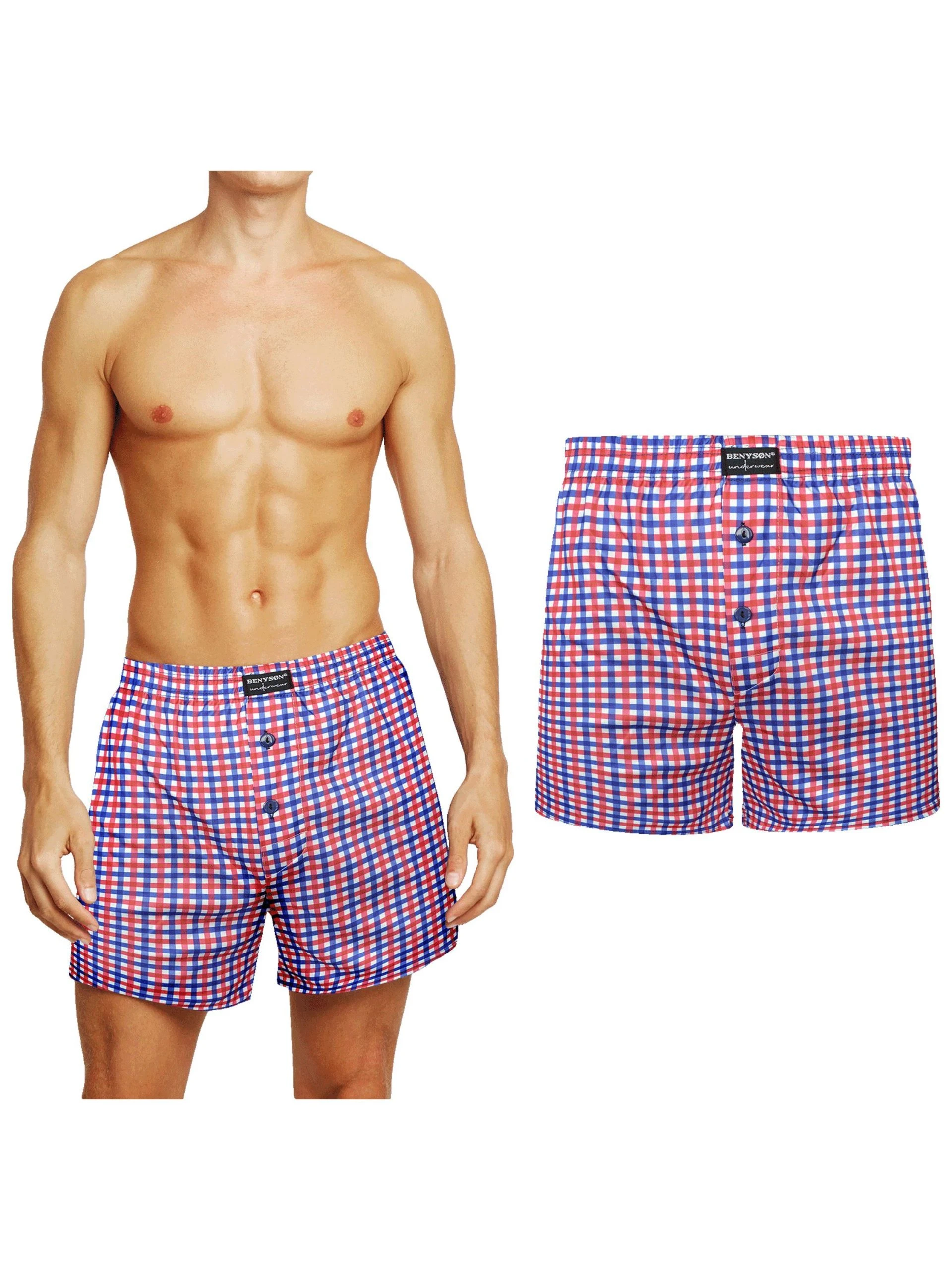 TEXEMP Webboxer 5er-10er Pack Herren Webboxer Boxershorts Baumwolle Unterwäsche (Spar-Pack, 5-St) Atmungsaktiv & Hautfreundlich 5 TEXEMP Webboxer 5er-10er Pack Herren Webboxer Boxershorts Baumwolle Unterwäsche (Spar-Pack, 5-St) Atmungsaktiv & Hautfreundlich – Bild 4