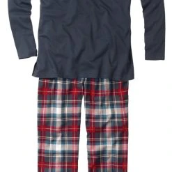 CECEBA Schlafanzug Herren Pyjama Lang (2 Tlg) Baumwolle