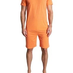 TOM TAILOR Shorty TOM TAILOR Herren Shorty Rot Uni (1 Tlg)