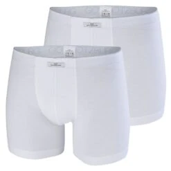 GÖTZBURG Boxershorts (2-St) Götzburg Herren Boxershorts Comfort Cotton Mit Längerem Bein Im 2er Pack