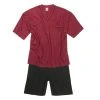 ADAMO Shorty Übergrößen Kurzer Schlafanzug Weinrot-schwarz Gestreift Adamo (2 Tlg) -Zimmerli Geschäft ea05898c e6f4 54e0 8530 a7b3fb1d1a5c