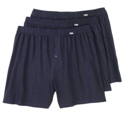 ADAMO Boxershorts 3er-Pack Boxershorts Große Größen Dunkelblau Adamo (Packung, 3-St., 3er-Pack)