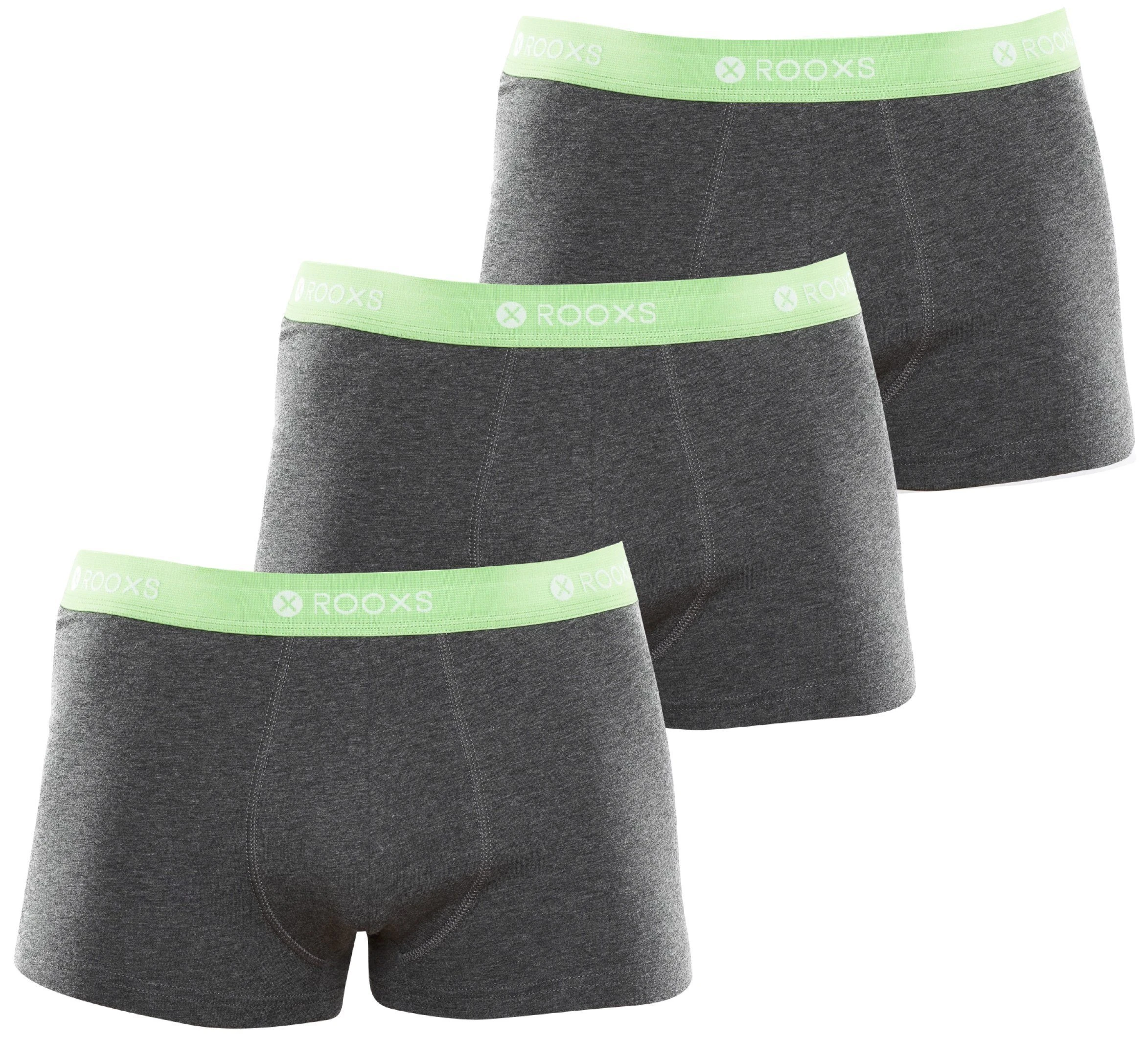 ROOXS Boxershorts Enge Unterhosen Herren Männer (3-St) Baumwolle Retroshorts 3 ROOXS Boxershorts Enge Unterhosen Herren Männer (3-St) Baumwolle Retroshorts