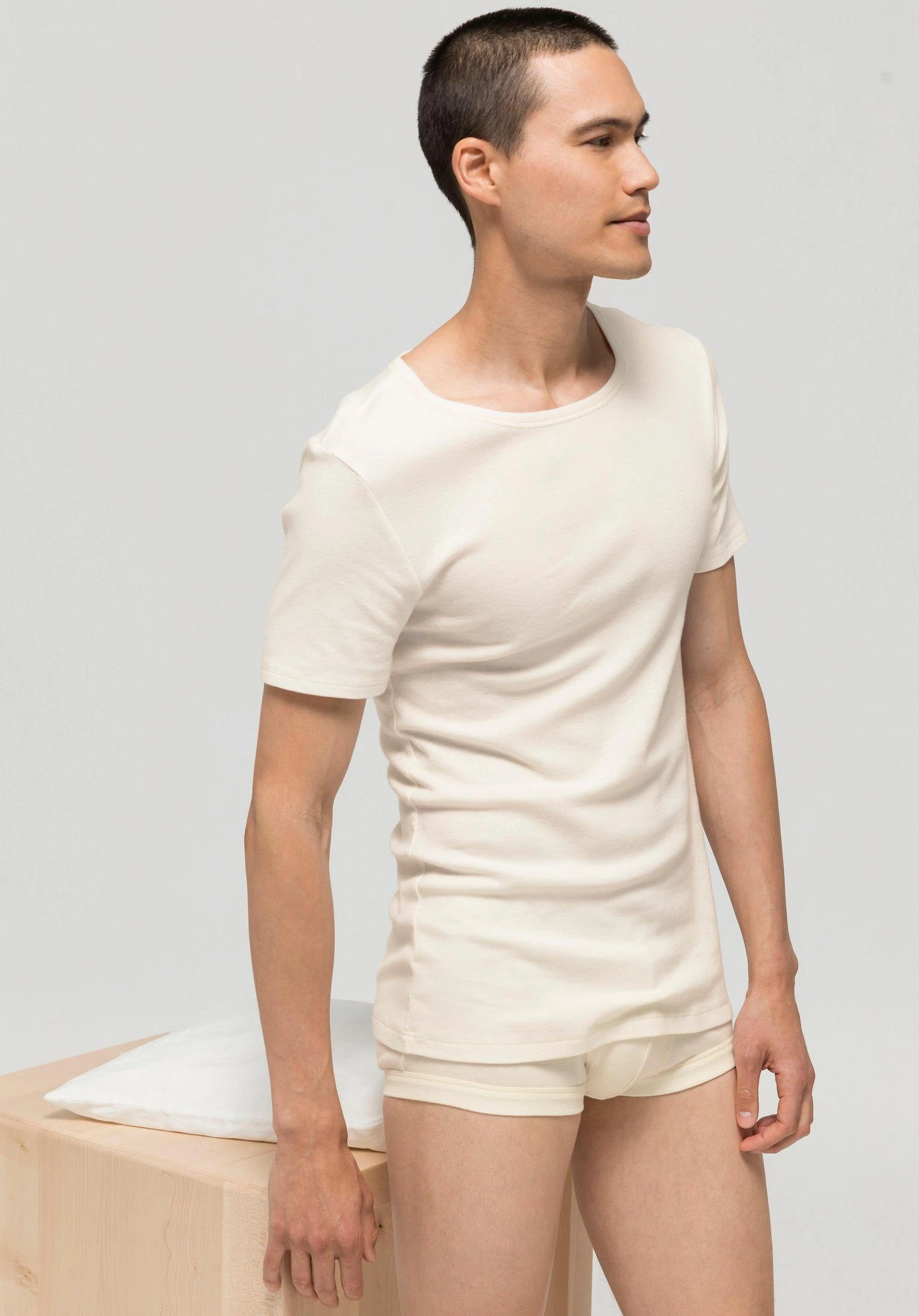 Hessnatur Unterhemd ModernNATURE Aus Reiner Bio-Baumwolle 4 Hessnatur Unterhemd ModernNATURE Aus Reiner Bio-Baumwolle – Bild 2