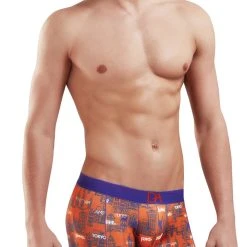 Doreanse Underwear Boxershorts Imprime Herren Boxer Pants, Männer Hipster Traveller, DA1897