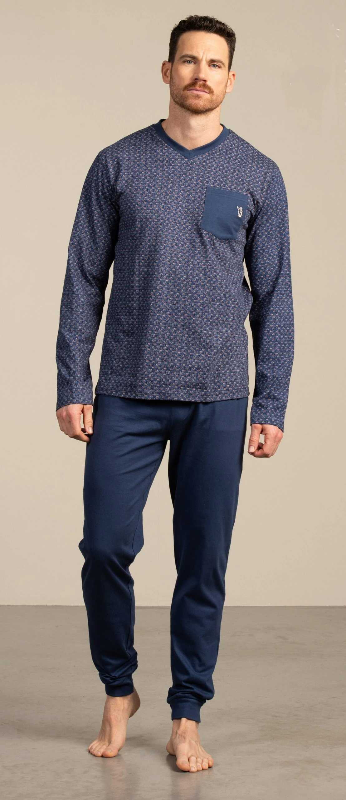 Eskimo Pyjama Eskimo Herren Schlafanzug (2 Tlg) Baumwolle 5 Eskimo Pyjama Eskimo Herren Schlafanzug (2 Tlg) Baumwolle – Bild 3