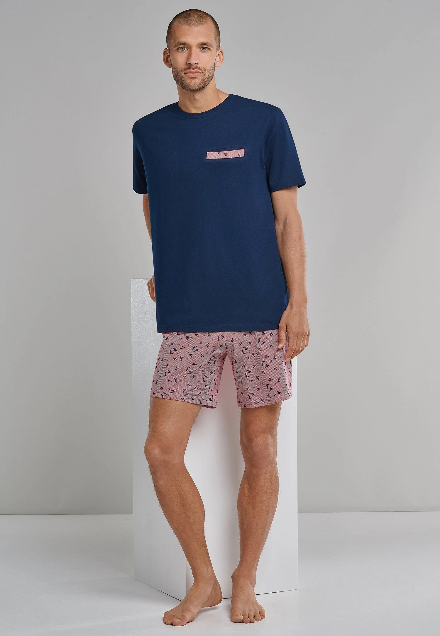 Schiesser Shorty Schlafanzug Kurz 4 Schiesser Shorty Schlafanzug Kurz – Bild 2