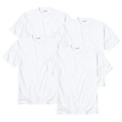 GÖTZBURG Unterziehshirt R-Neck T-Shirt (4-St) Ohne Seitennaht