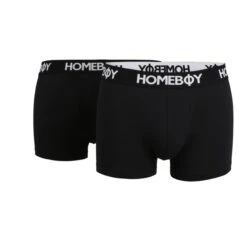 HOMEBOY Boxershorts Herren Pants Melange 2er Pack (Packung, 2-St., 2er-Pack)