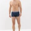 Mey Boxershorts Mey Shorty 37149 Serie Lemmer Blau (1 Stück, 1-St., 1 Stück)